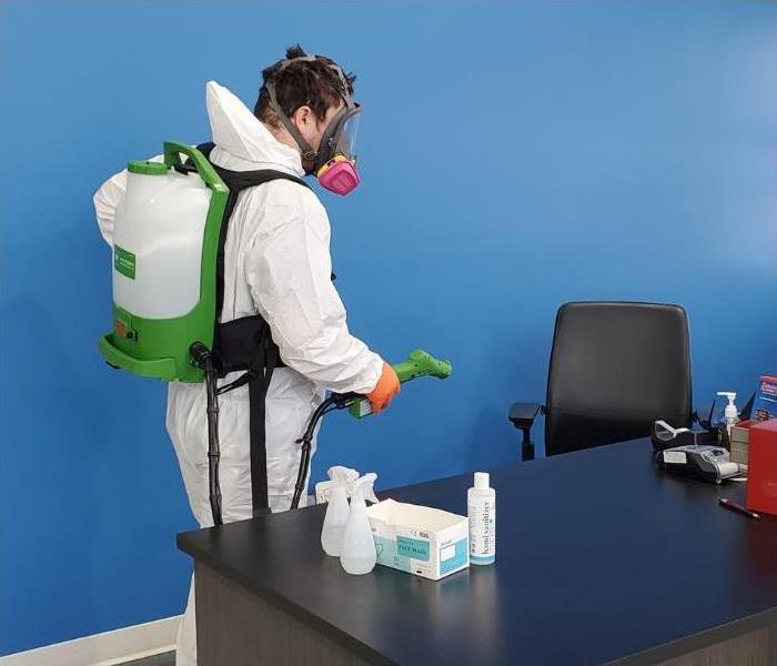SERVPRO cleaning surfaces